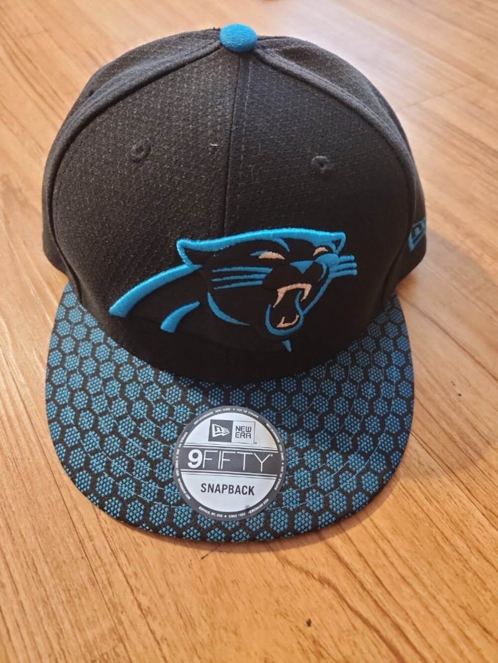 Carolina Panthers Snapback New Era 9Fifty Cap NFL Black